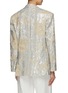 Back View - Click To Enlarge - BRUNELLO CUCINELLI - Floral Sequin Embellished Blazer