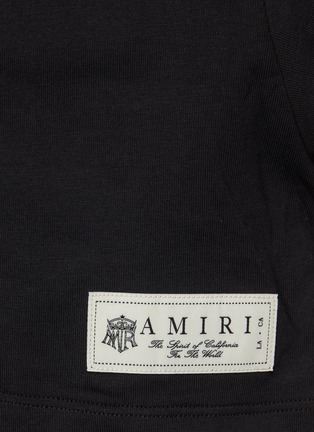  - AMIRI - Logo Stitch Cropped T-Shirt
