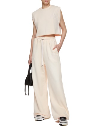 Figure View - Click To Enlarge - AMIRI - Wide Leg Drawstring Trackpants
