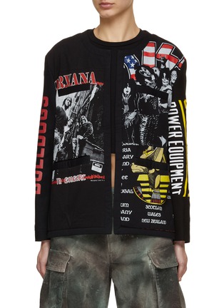 Main View - Click To Enlarge - DRY CLEAN ONLY - Rock Band Print Jacket
