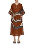 Main View - Click To Enlarge - ERES - Horizon Embroidered Long Dress