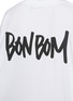  - BONBOM - Handwritten Logo Cotton T-Shirt
