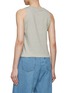 Back View - Click To Enlarge - BONBOM - Double Layered Neck Sleeveless Cotton T-Shirt