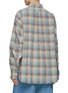 Back View - Click To Enlarge - BONBOM - Twist Placket Cotton Flannel Shirt