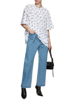 Figure View - Click To Enlarge - BONBOM - Tucked Jeans