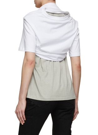 Back View - Click To Enlarge - BONBOM - Back Up Cotton T-Shirt