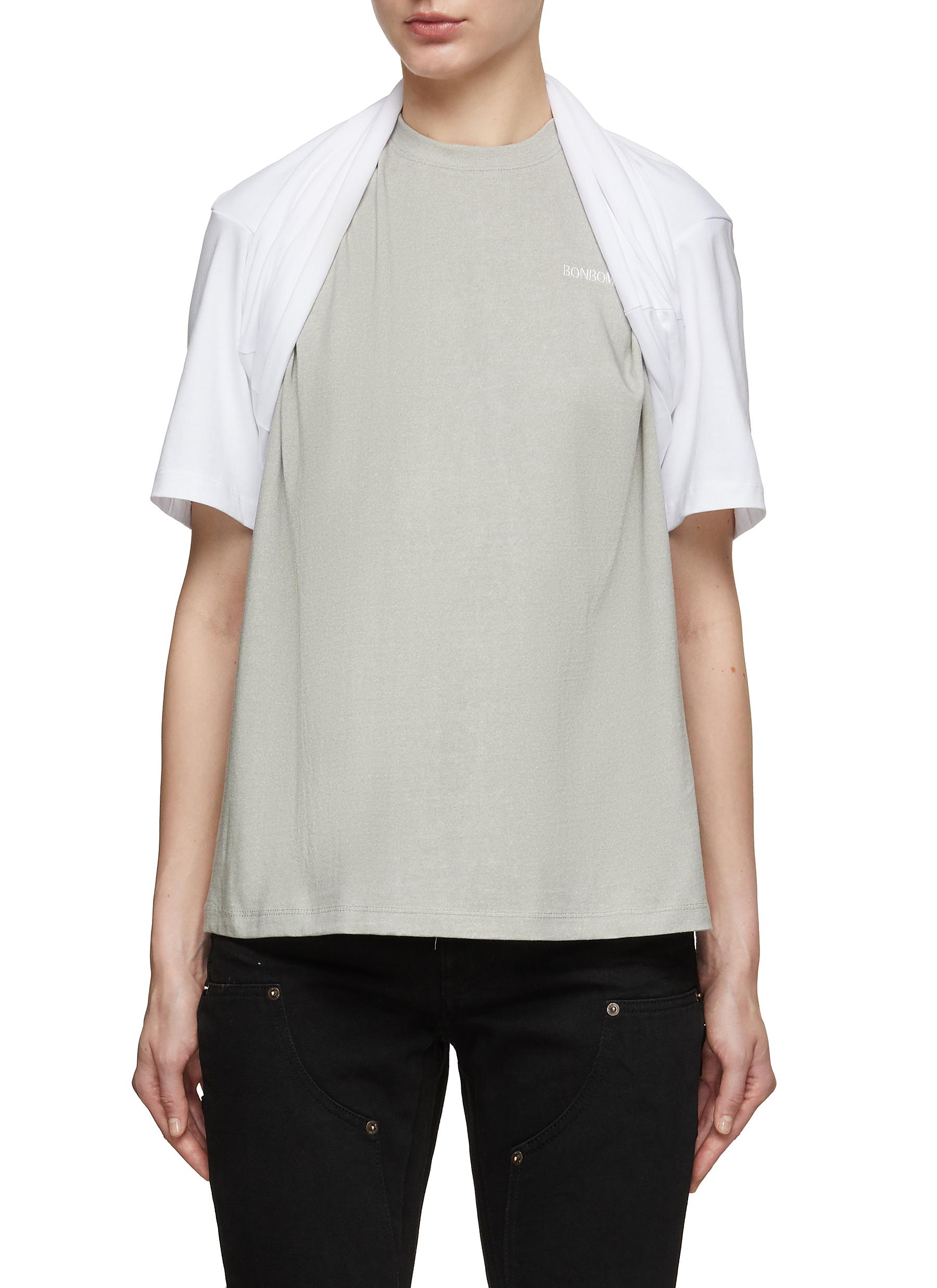BONBOM | Back Up Cotton T-Shirt | Women | Lane Crawford