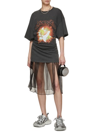 Figure View - Click To Enlarge - BONBOM - Pleated Skirt With Biker Shorts