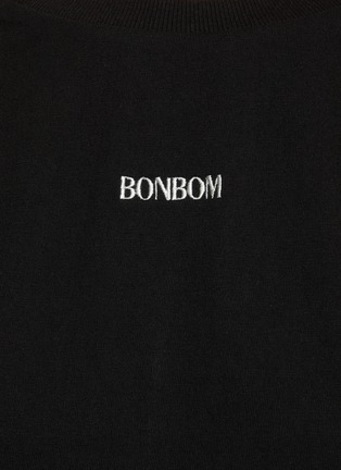  - BONBOM - Roll Up Shoulder Sleeveless Cotton T-Shirt