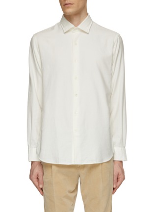 Main View - Click To Enlarge - TOMORROWLAND - Spread Collar Dress Shirt