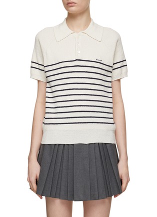 Main View - Click To Enlarge - DUNST - Unisex Striped Knit Top