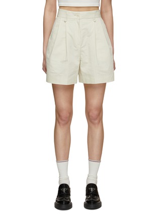 Main View - Click To Enlarge - DUNST - Centre Pleated Shorts