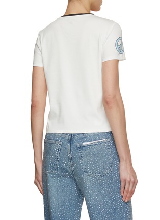 Back View - Click To Enlarge - ALICE & OLIVIA - Rylyn Crewneck T-Shirt