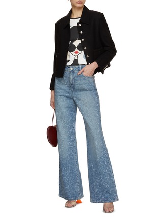 Figure View - Click To Enlarge - ALICE & OLIVIA - Rylyn Crewneck T-Shirt