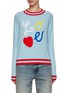 Main View - Click To Enlarge - ALICE & OLIVIA - Albina Love Knit Sweater
