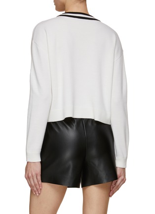 Back View - Click To Enlarge - ALICE & OLIVIA - Gleeson Stace Face Sweater