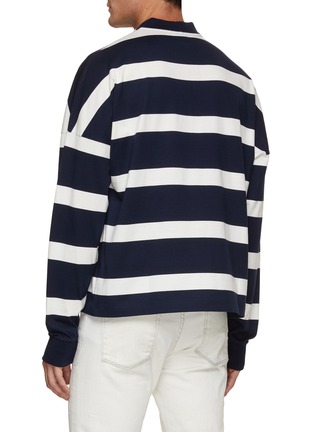 Back View - Click To Enlarge - PAUL & SHARK - Stripe Henley Shirt