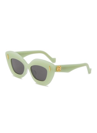 Main View - Click To Enlarge - LOEWE - Acetate Retro Cateye Sunglasses