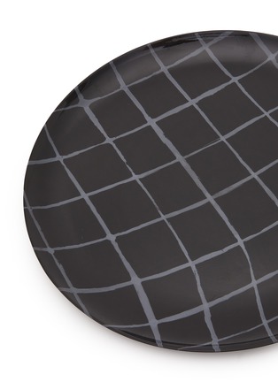 Detail View - Click To Enlarge - SERAX - x Kelly Wearstler Zuma L High Plate — Black