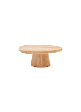 Main View - Click To Enlarge - SERAX - x Kelly Wearstler Dune Ash Wood Cake Stand — Natural