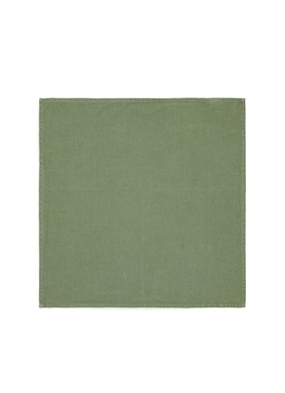 Main View - Click To Enlarge - THE CONRAN SHOP - Linen Napkin — Olive