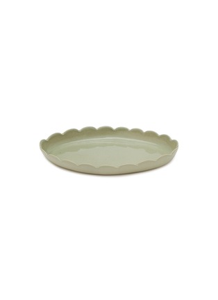 Main View - Click To Enlarge - THE CONRAN SHOP - Scallop Serve Platter — Sage Green