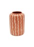 Main View - Click To Enlarge - THE CONRAN SHOP - Wiggle Sgraffito Vase — Apricot