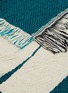 Detail View - Click To Enlarge - THE CONRAN SHOP - Teal Block Throw