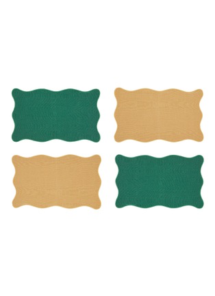 Main View - Click To Enlarge - THE CONRAN SHOP - Scallop Trim Linen Placemat — Set Of 4