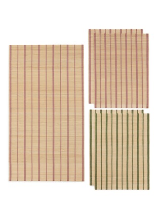 Main View - Click To Enlarge - THE CONRAN SHOP - Bamboo Placemats & Runner Set — Apricot