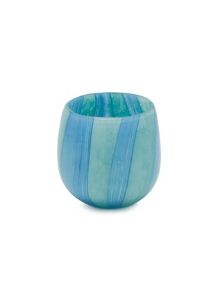 Main View - Click To Enlarge - THE CONRAN SHOP - Escapism Stripe Vase — Blue/Mint