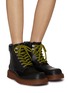 Figure View - Click To Enlarge - BOTTEGA VENETA - Haddock Lace-up Ankle Boots