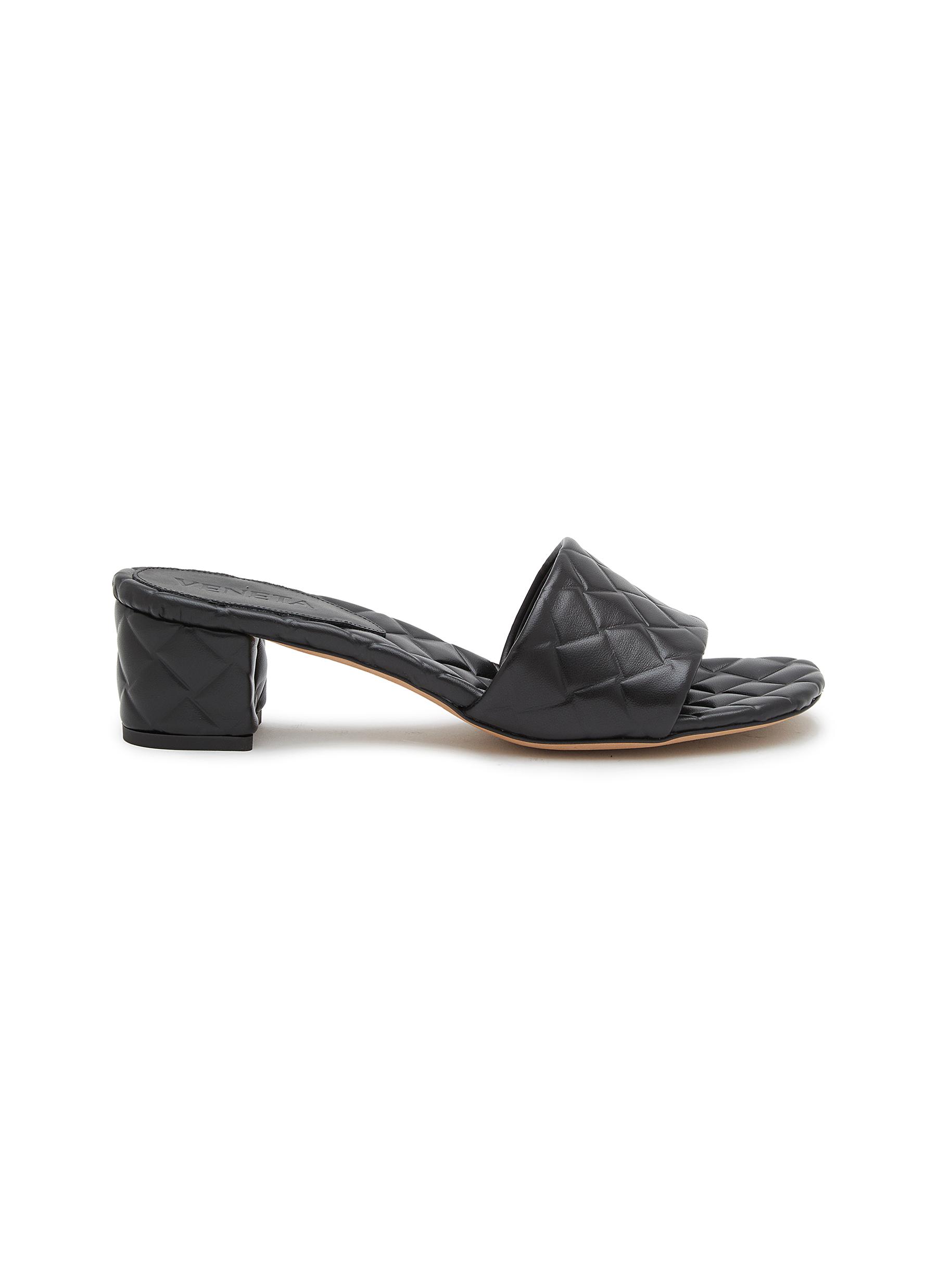 Amy 45 Leather Mule Sandals