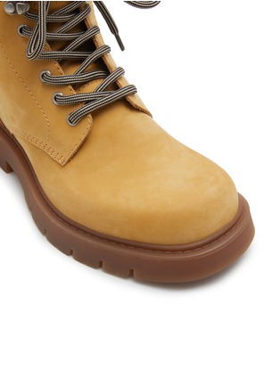 Detail View - Click To Enlarge - BOTTEGA VENETA - Haddock Lace-up Ankle Boots