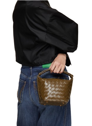 Figure View - Click To Enlarge - BOTTEGA VENETA - Candy Wallace Leather Shoulder Bag