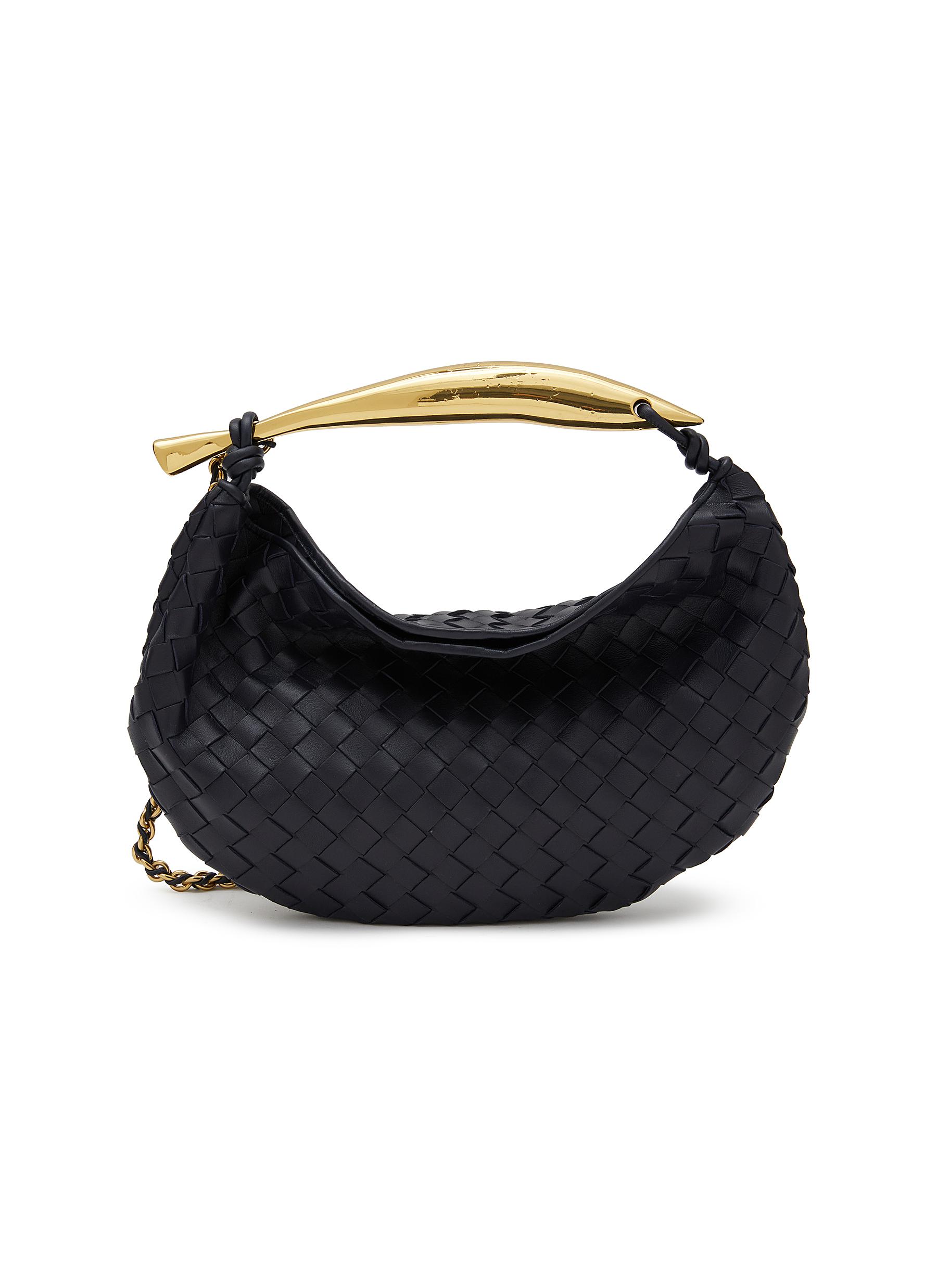 Bottega veneta intrecciato discount leather top handle bag