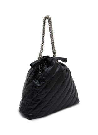 Detail View - Click To Enlarge - BALENCIAGA - Medium Crush Leather Tote Bag
