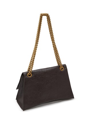 Detail View - Click To Enlarge - BALENCIAGA - Medium Crush Leather Chain Bag