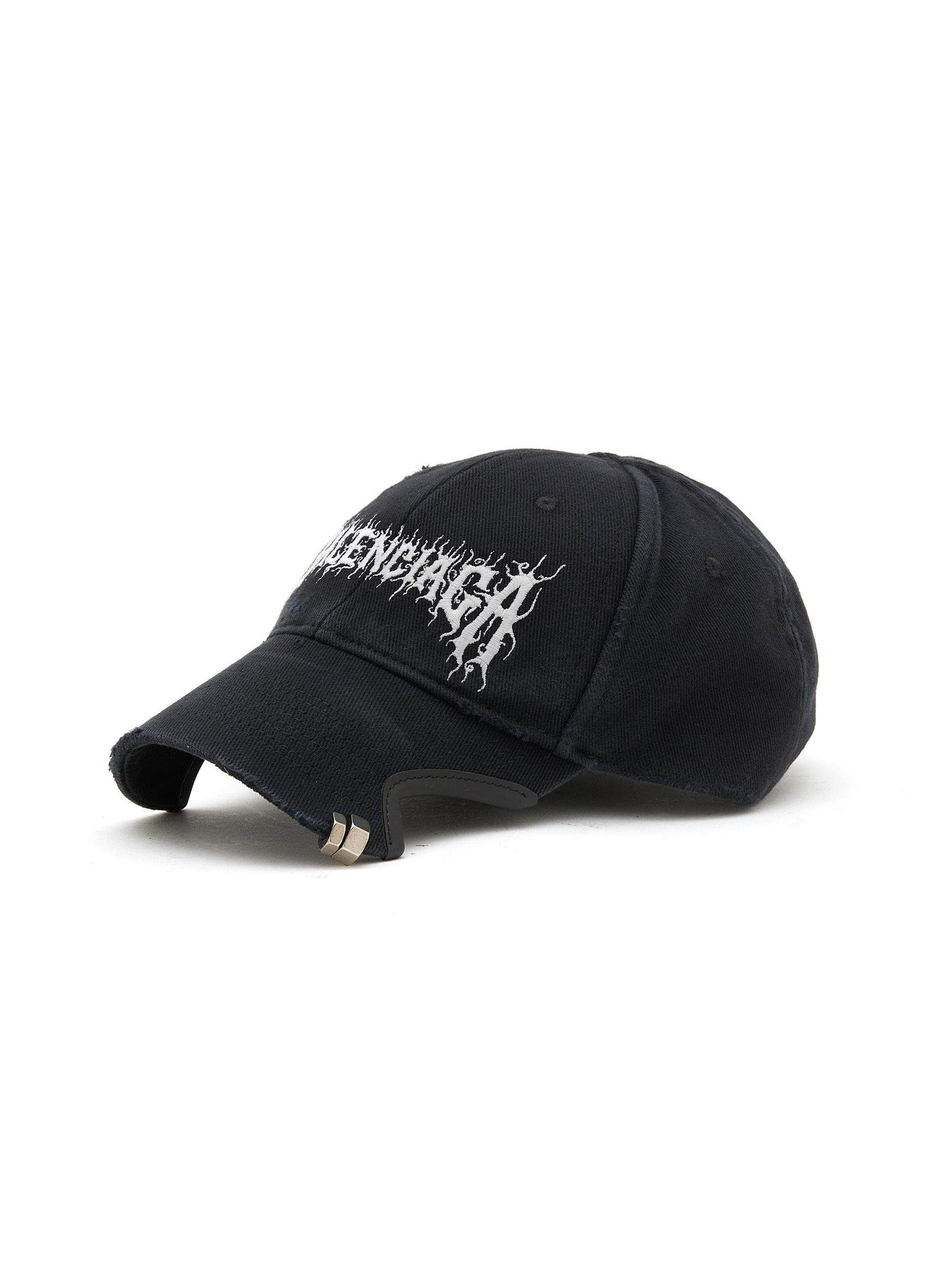 BALENCIAGA | Metal Outline Logo Cap | Men | Lane Crawford