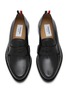 Detail View - Click To Enlarge - THOM BROWNE  - Leather Penny Loafers