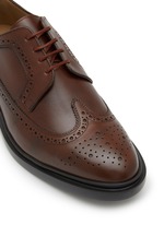 THOM BROWNE | Pebble Grain Leather Brogue Derbies | Men | Lane