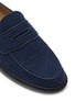 Detail View - Click To Enlarge - THOM BROWNE  - Tweed Penny Loafers