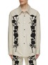 Main View - Click To Enlarge - SONG FOR THE MUTE - Embroidered Foliage Shirt Jacket