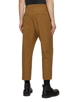 Back View - Click To Enlarge - SONG FOR THE MUTE - Dual Rope Tapered Cropped Melvin Pants