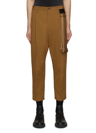 Song for the Mute: Tan Pleated Trousers | SSENSE