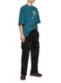 Figure View - Click To Enlarge - SONG FOR THE MUTE - Draped Drawstring Waist Cargo Pants