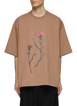 Main View - Click To Enlarge - SONG FOR THE MUTE - Romance Relaxed Fit Crewneck T-Shirt