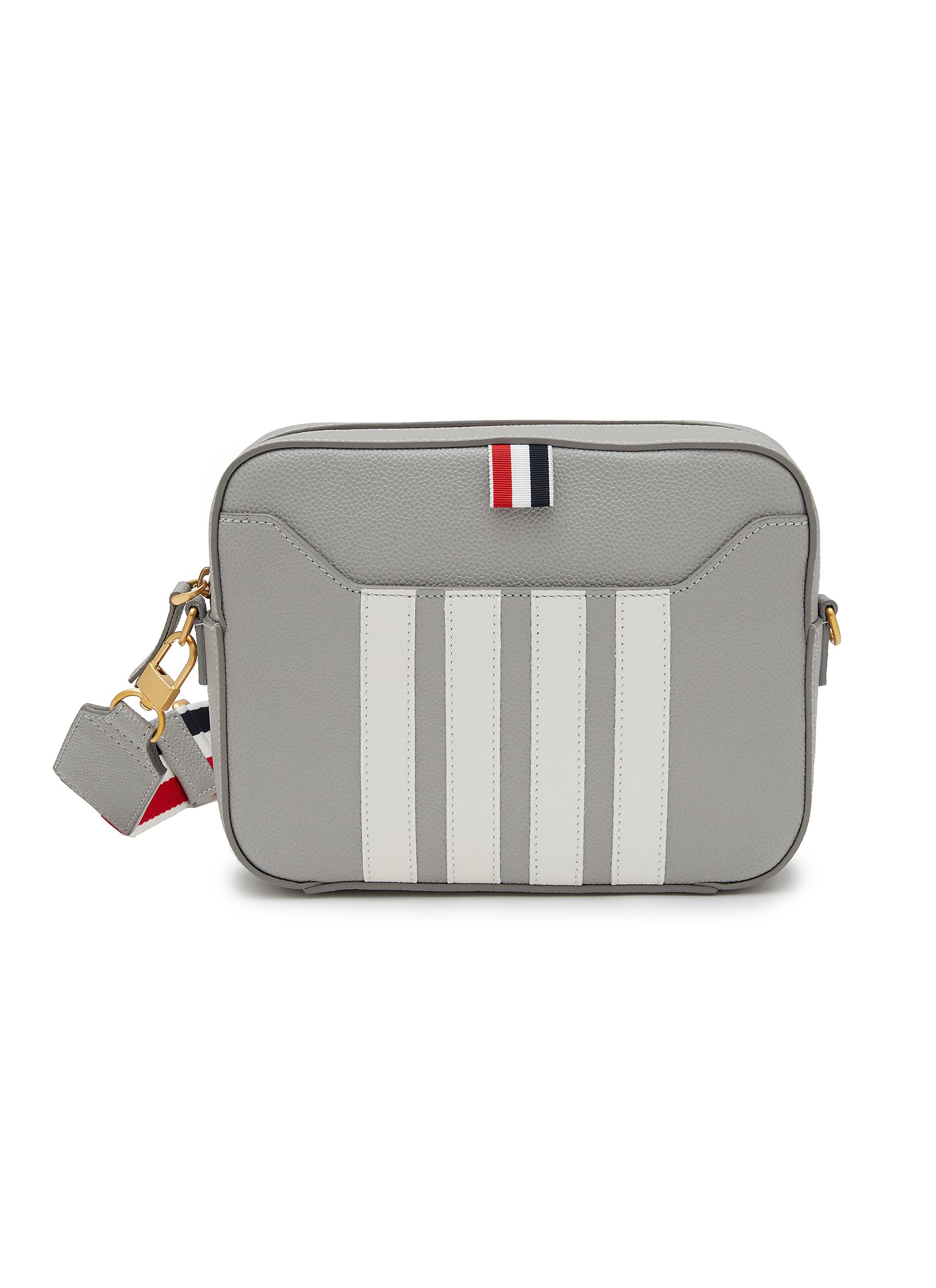 THOM BROWNE Medium 4 Bar Leather Crossbody Bag Men Lane Crawford