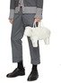 Figure View - Click To Enlarge - THOM BROWNE  - Shearling Sheep Bag