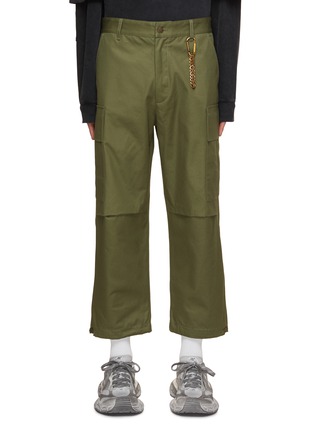 Main View - Click To Enlarge - DARKPARK - Saint Keychain Detail Cargo Pants